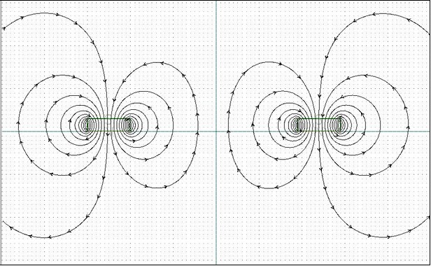圆环形磁铁的磁感线