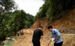 广东平远县一男子利用深山“养猪场”盗采稀土