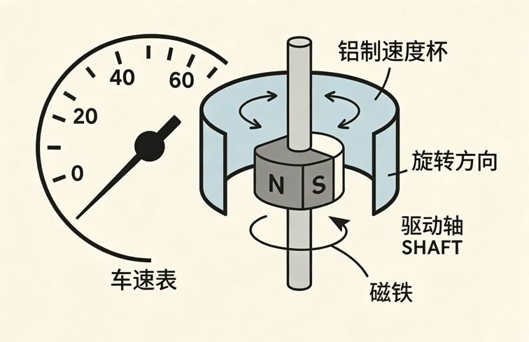 车速传感器磁铁